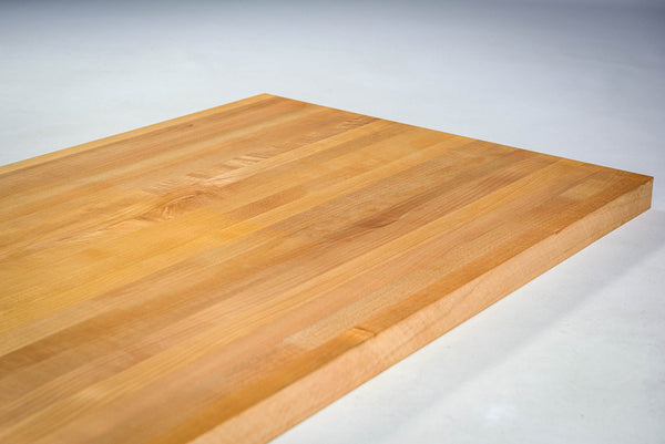 Pacific Coast Maple butcher block finished with Mineral Oil.